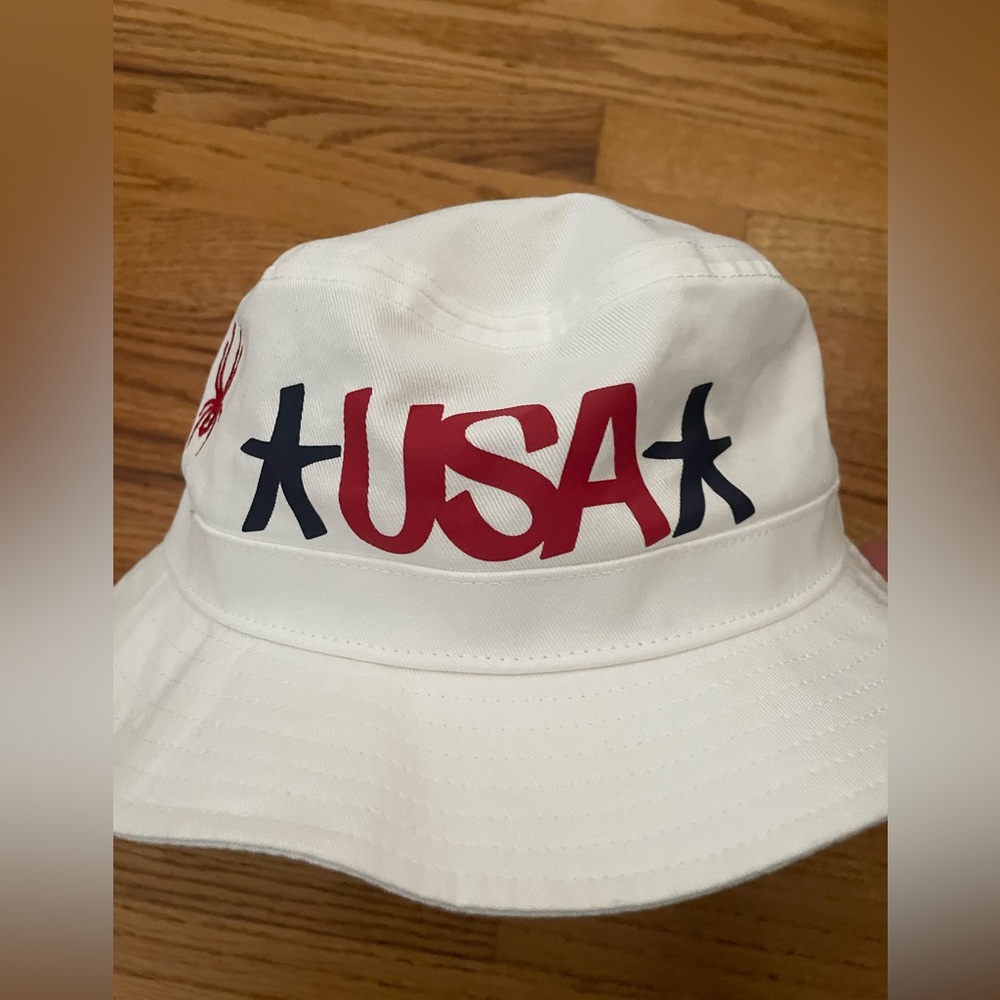 SPYDER Official Olympics haze collab 🇺🇸 bucket hat Rare**